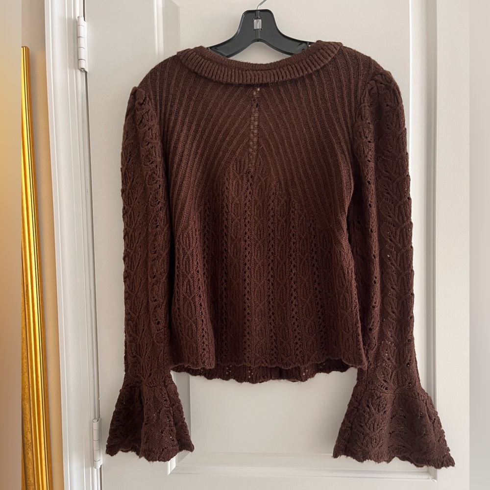 Farm Rio Brown cardigan. NWOT - Picture 5 of 8